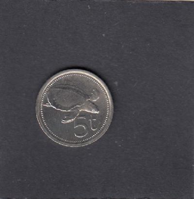 Beschrijving: 5 Toea TURTLE
